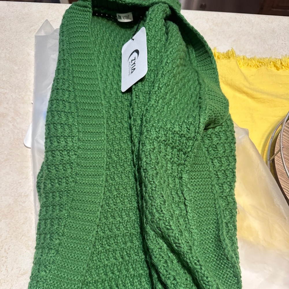 Zyia emerald green Petra cardigan